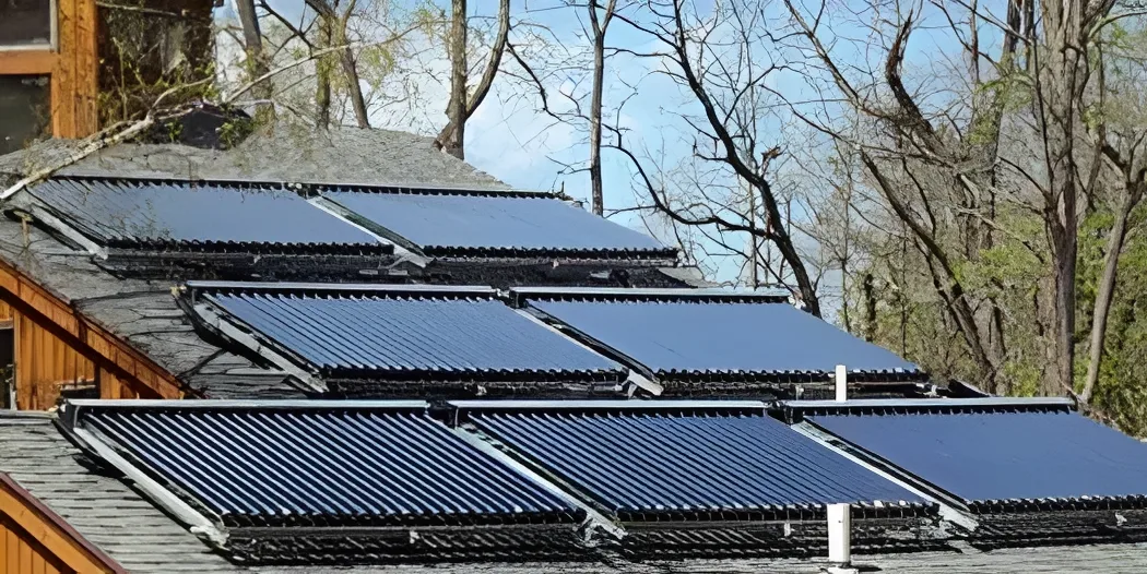 Energy-efficient solar panels installation